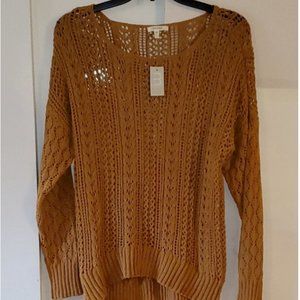 Maurice's Women's Sweater Mustard Color NWT Size S